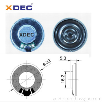 32mm 8ohm 0.25w 0.5w education machine speaker